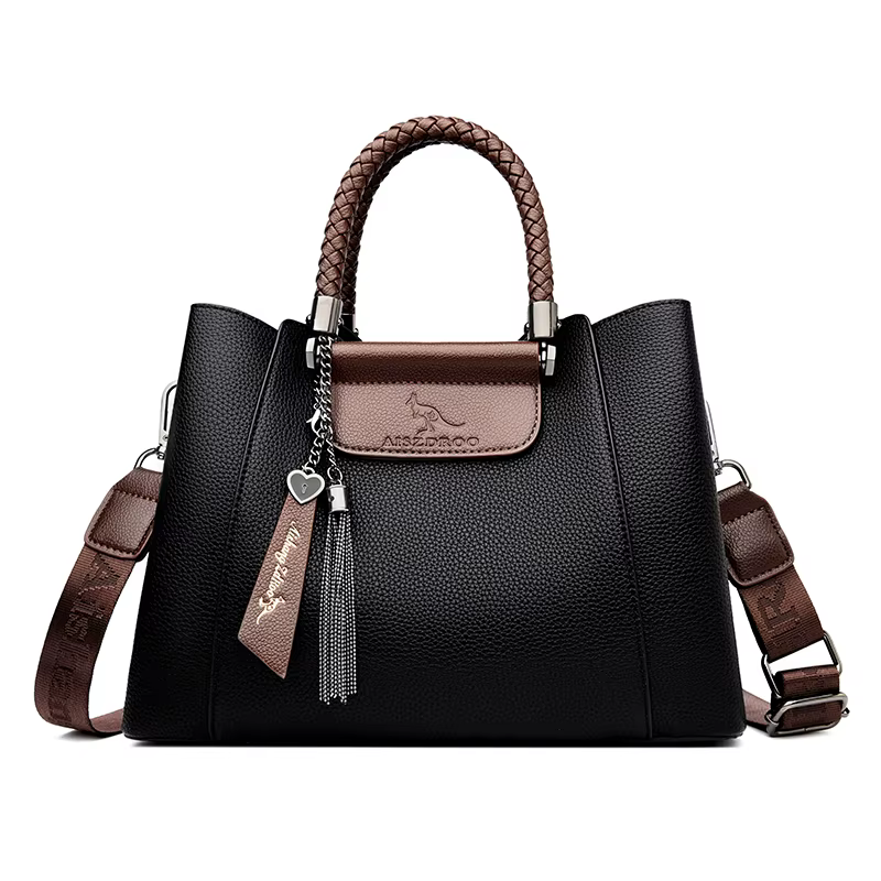 Sacs à main à bandoulière design pour femmes Sac poignée tissée en cuir de haute qualité fourre-tout