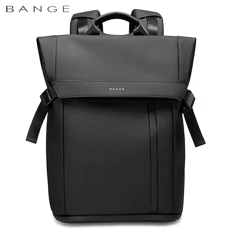 Mochila Bange-Sac de voyage étanche à compartiments multiples pour homme, ordinateur portable, noir,