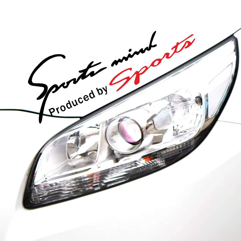 Autocollants de lettres de voiture, étiquette de Sport, esprit produit par Sport, décoration de paup