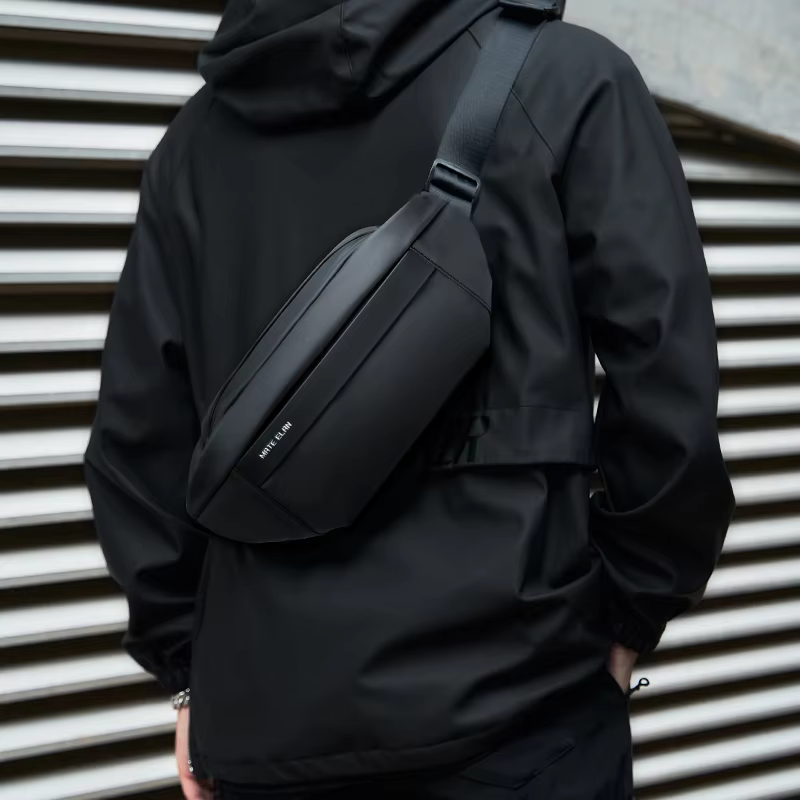 MATE ELAN solide imperméable hommes bandoulière sac à bandoulière quotidien voyage sport Fanny Pack 