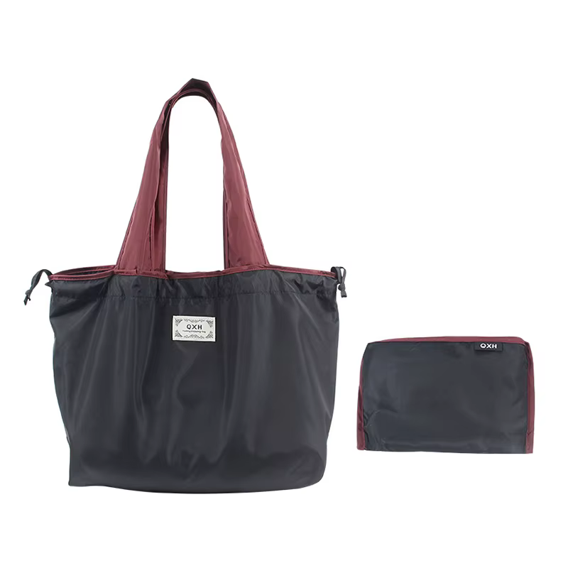 Sac de Shopping Pliable de Grande Capacité, 1 Pièce, pour Épicerie et Supermarché