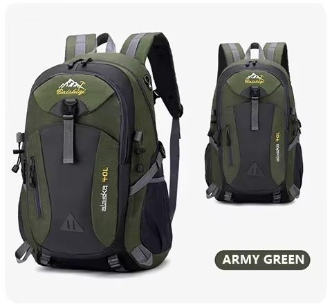 Sac à dos de randonnée en plein air de grande capacité 40L pour garçons et filles, sac à dos de lois
