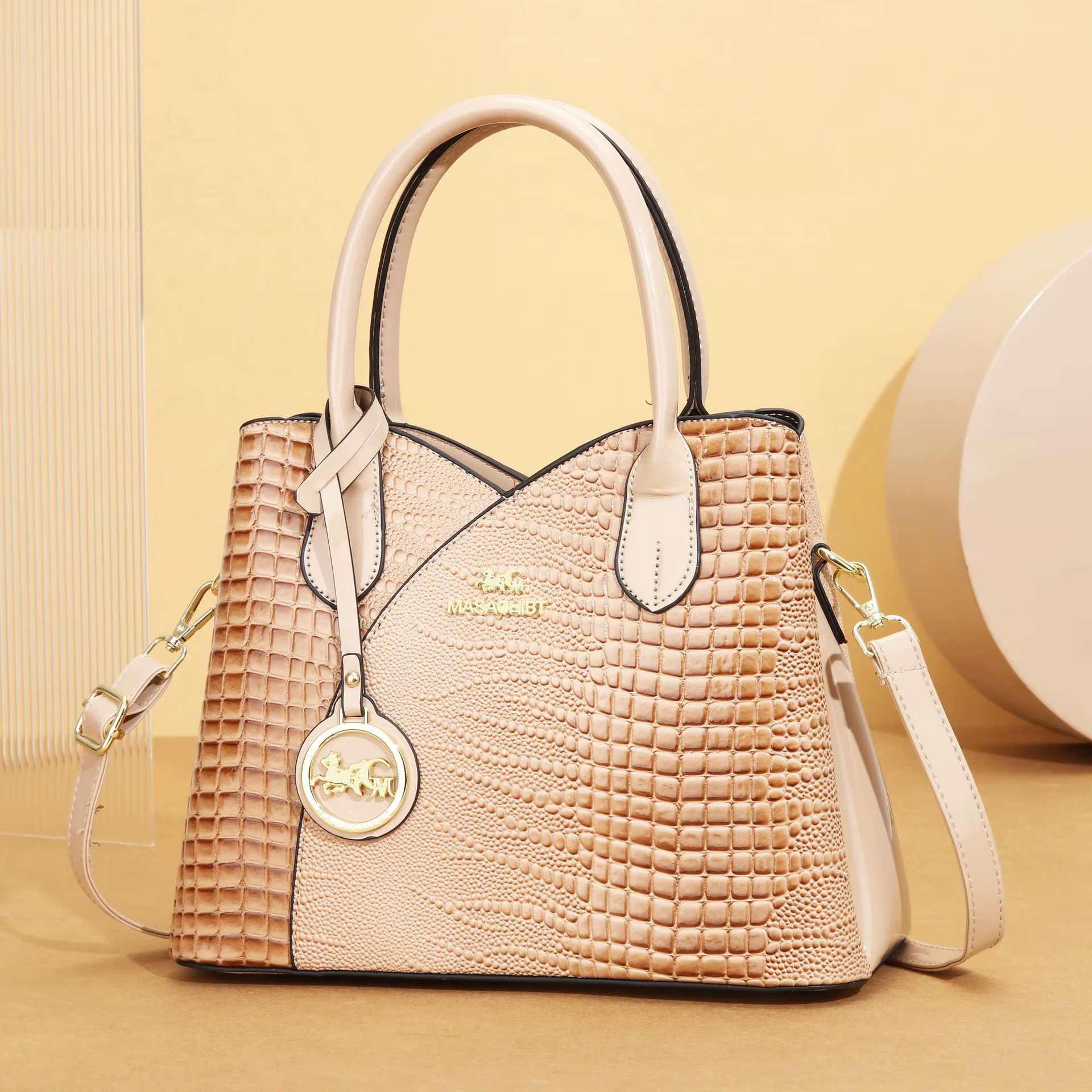 Sac fourre-tout en cuir souple pour femmes, sac à bandoulière de grande capacité, à la mode, Style r
