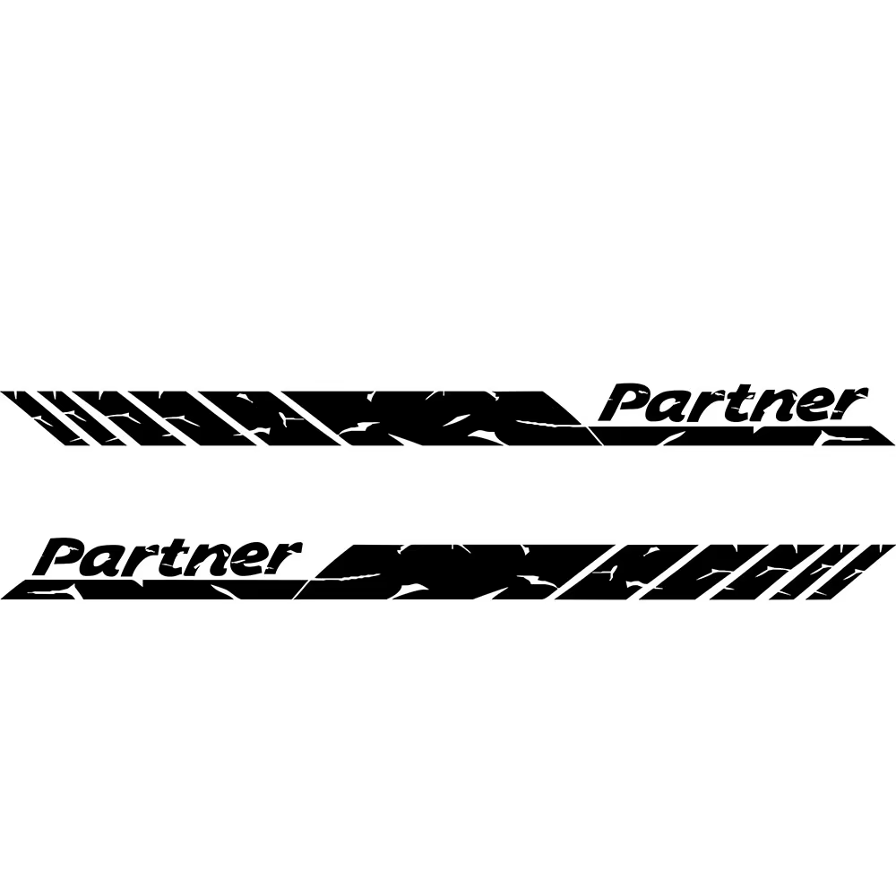 Kit d'autocollants graphiques en vinyle pour Peugeot Partner, accessoires extérieurs pour portes lat