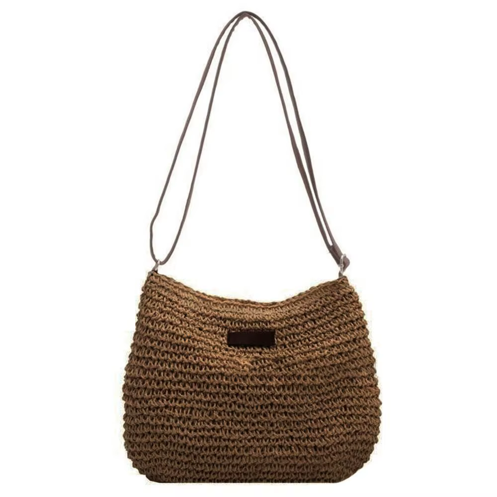 Sac à main en paille tissée pour femmes, sacs à main et sacs à main, sac latéral pour dames, sac de 