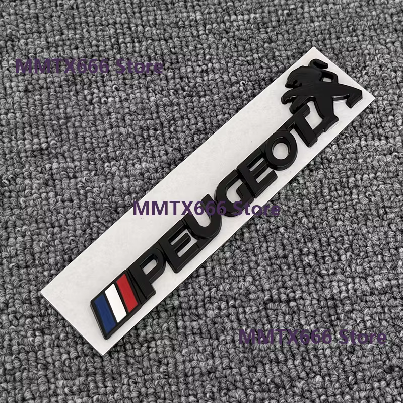 Autocollants d'emblème de voiture pour Peugeot 206 307 308 207 3008 208 407 508 2008 5008 301 406 40