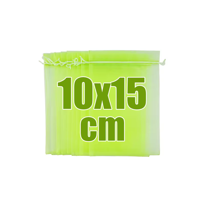 Sacs de protection pour raisins 10x15/15x20/20x30cm, sacs à cordon verts pour fruits et légumes, sac