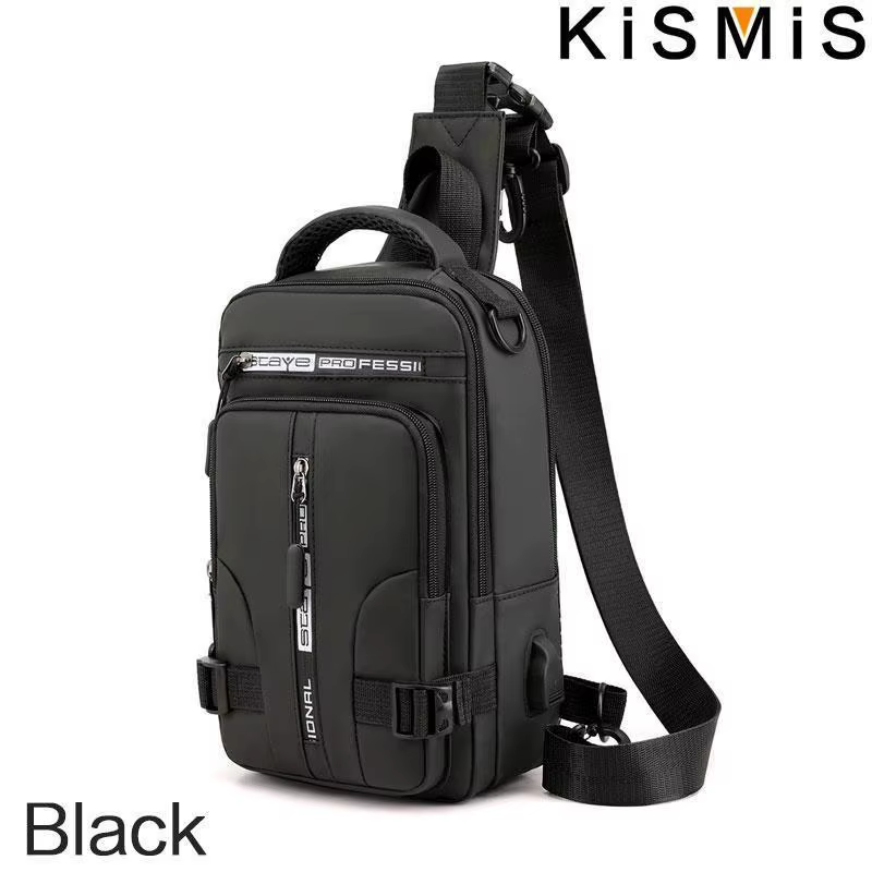 KISMIS hommes multifonction sac de messager épaule tissu poitrine sacs bandoulière décontracté homme