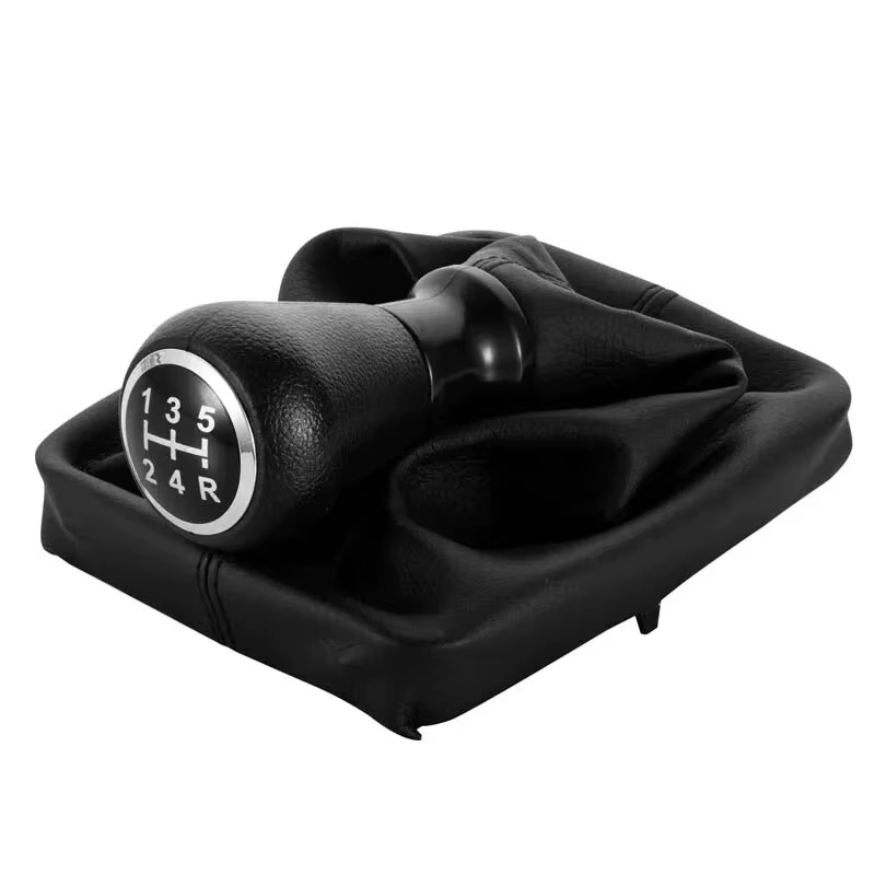 Pommeau de levier de vitesse à 5 vitesses, couvercle de botte pour Peugeot 206, accessoires d'intéri