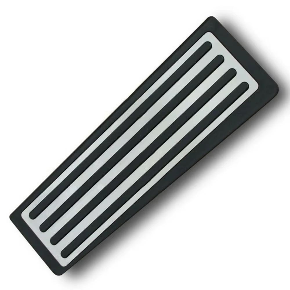 Couverture de repose-pieds sport en acier inoxydable pour voiture, sans perçage, nouvelle version am