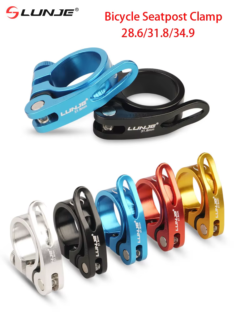 Collier de serrage pour tige de dégager de vélo en alliage d'aluminium, pince pour tube de siège de 