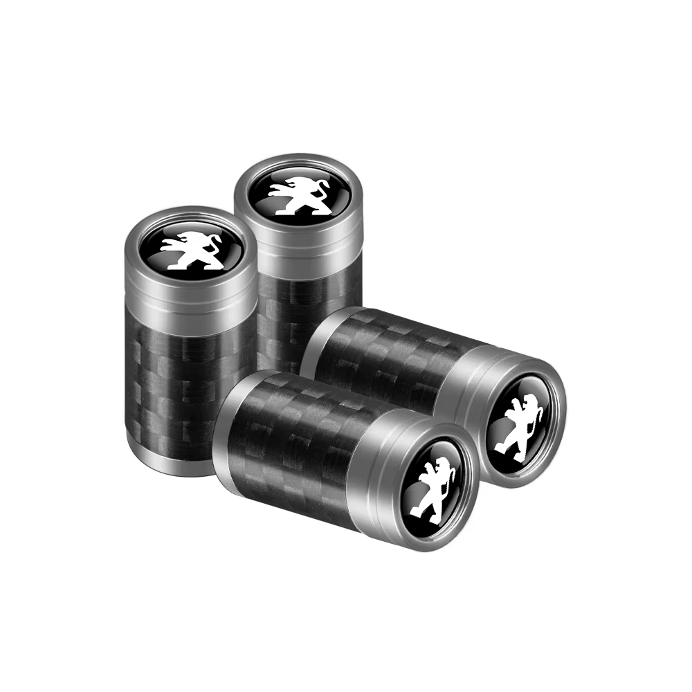 4PCS Capuchons de valve de pneu pour voiture, accessoires de style automobile pour PEUGEOT 308 2008 