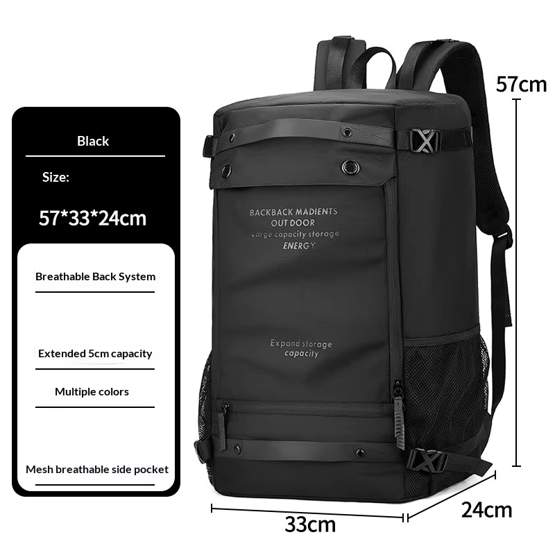 Sacs à dos de randonnée imperméables, adaptés aux hommes et aux femmes, sacs à dos de voyage légers,