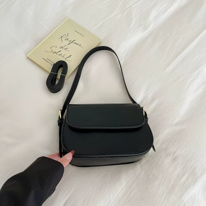 Sac à main pour femme en PU, petit sac rétro à bandoulière, sac polyvalent pour femme, sac à bandoul