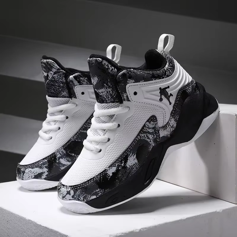 Chaussures de basket-ball pour enfants, baskets à semelle optique, chaussures de sport pour enfants,