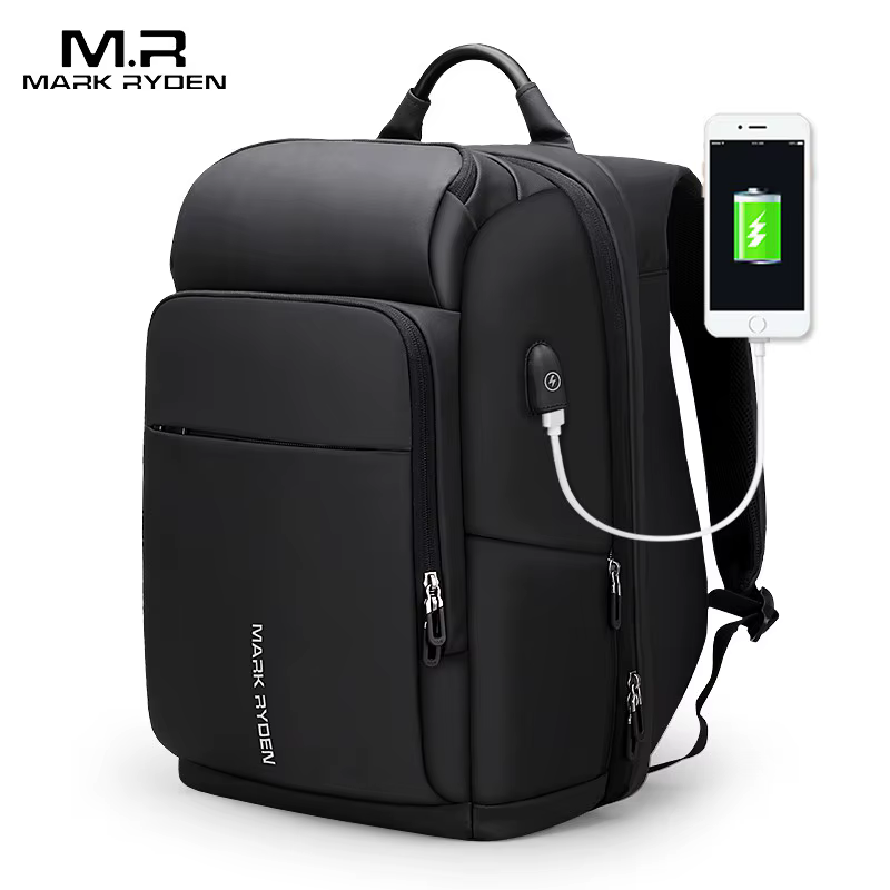 Mark Ryden 17 pouces pochette d'ordinateur hommes sac à dos multifonction USB charge grande capacité