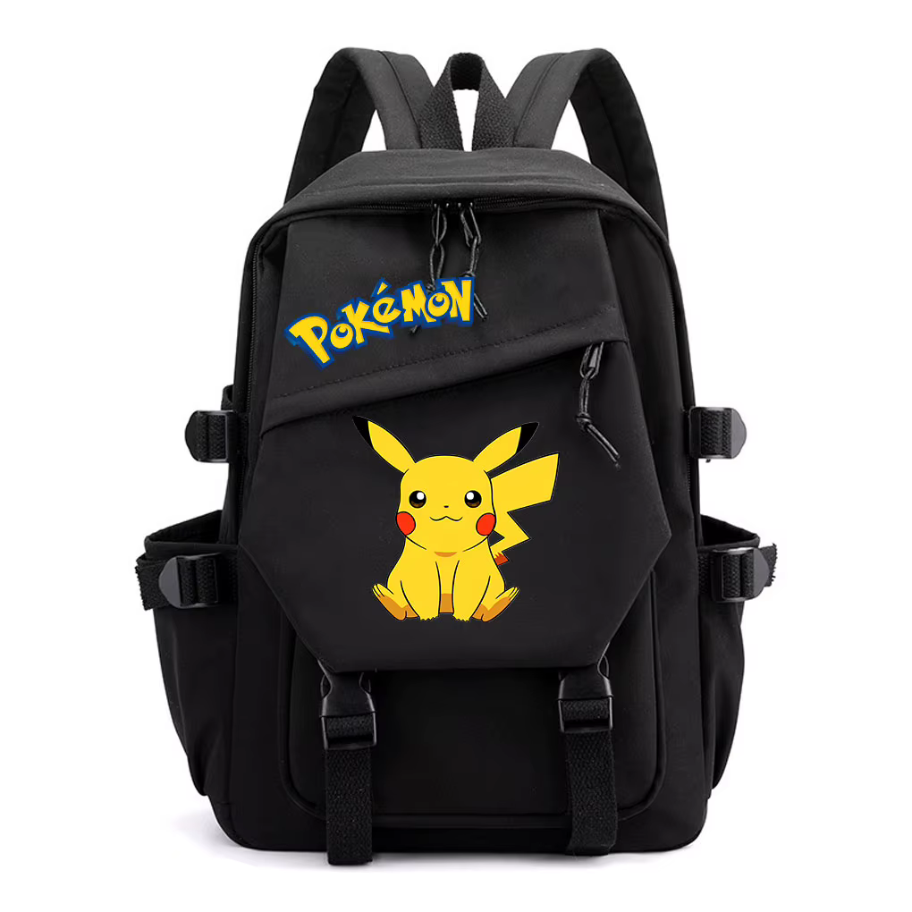 Sac à dos Pokemon dessin animé Kawaii, sac d'école amusant de grande capacité, sac pour ordinateur p