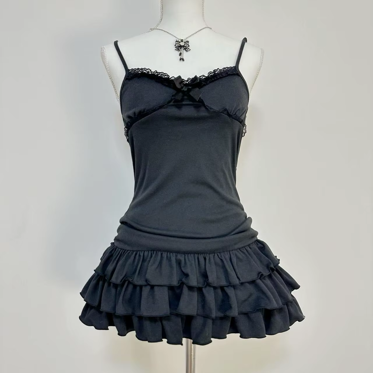 Doux Y2K femme mode mignon vêtements robe Artsy jeune fille Harajuku robe d'été esthétique Chic quot