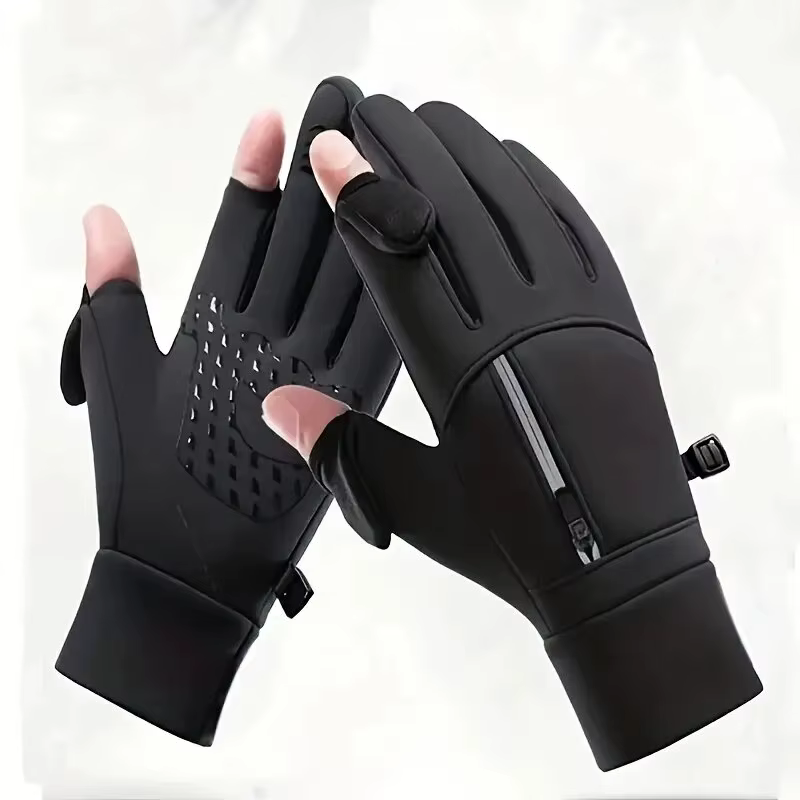 Gants d'hiver pour écran tactile, pour Sports de plein air, résistants au froid et au vent, pour hom