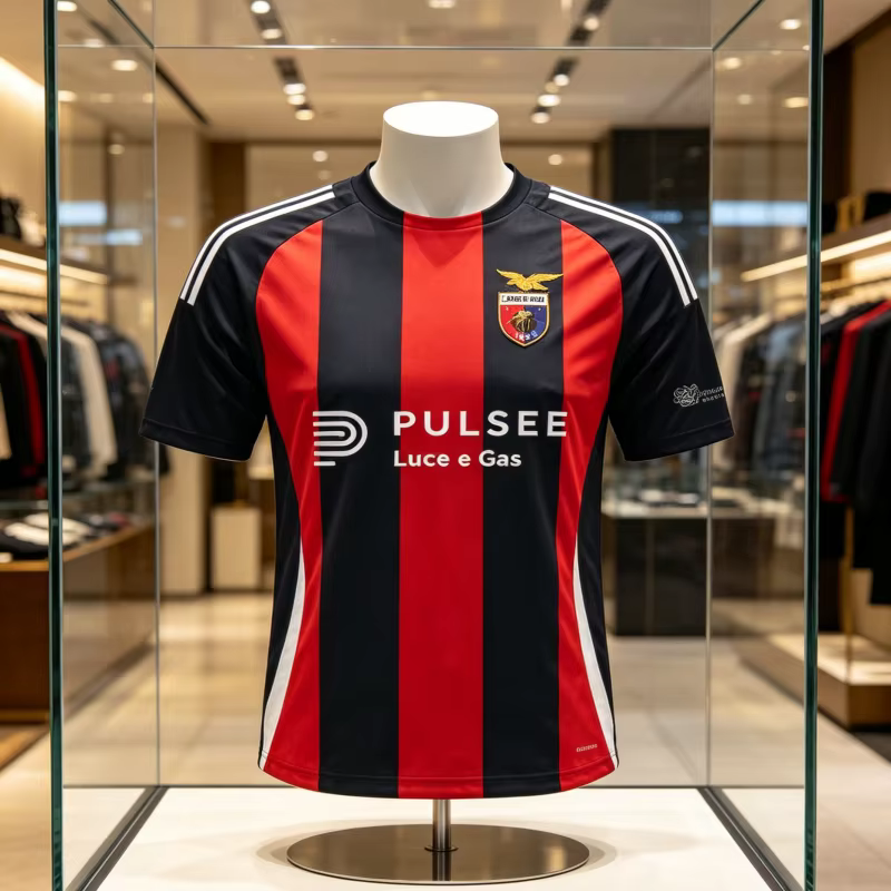 Maillot de football Athleisure Casertana FC 2026 – T-shirt tendance d'été à séchage rapide, doux, lé