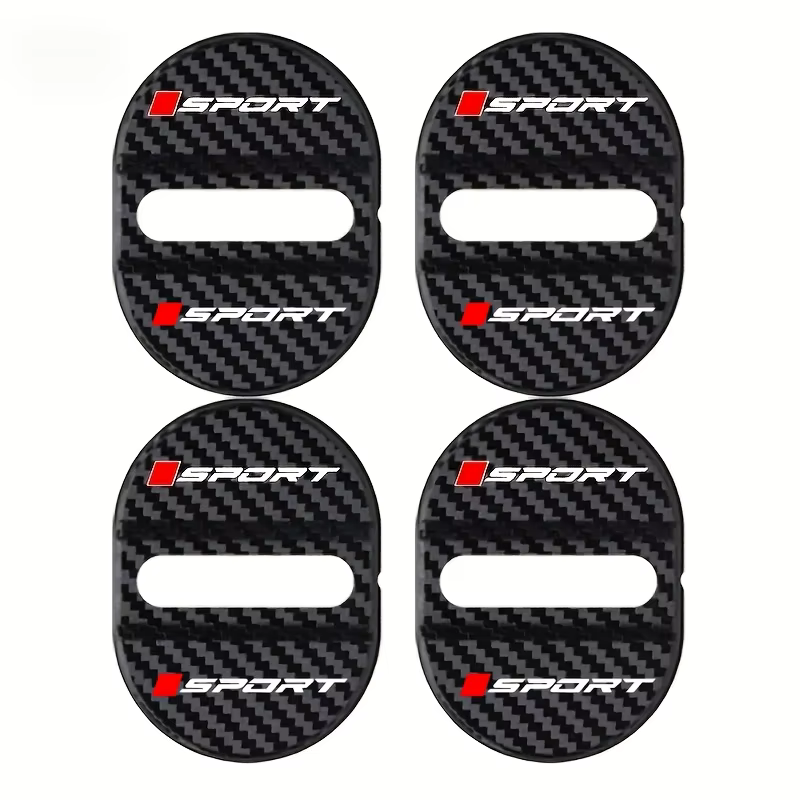 Couvre-serrure de porte de voiture de style sport, doté d'une absorption des chocs, d'une réduction 