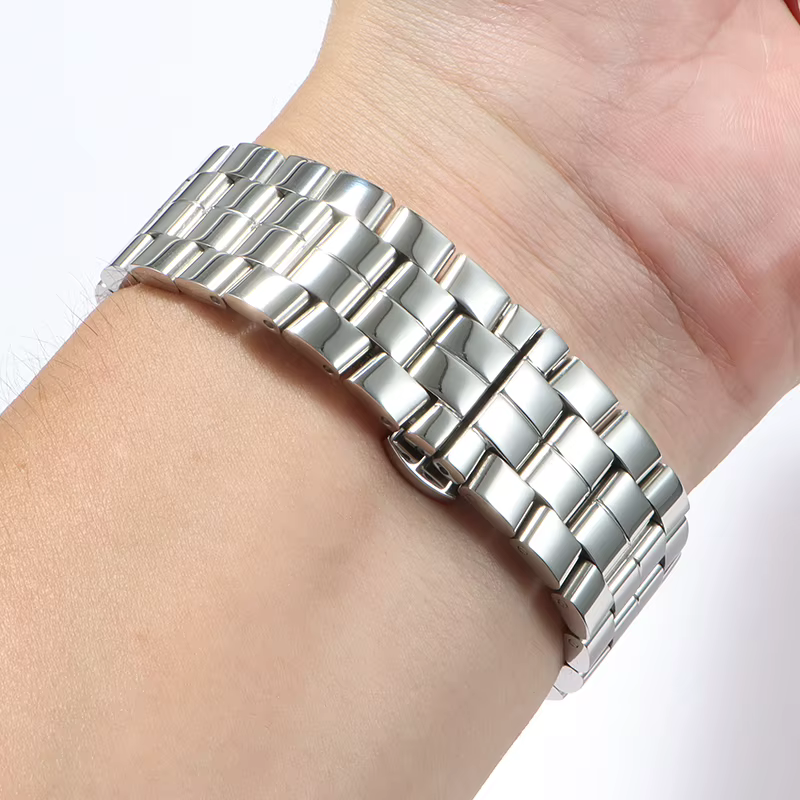 Bracelet de montre Chopard compatible-acier inoxydable, original pour bracelet de montre en acier in