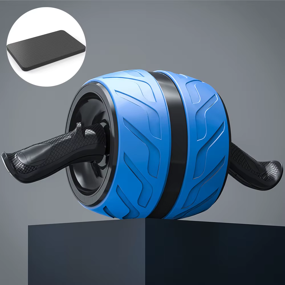 Rouleau Ab à rebond, roue abdominale saine avec tapis de genou, équipement d'entraînement Abs pour l