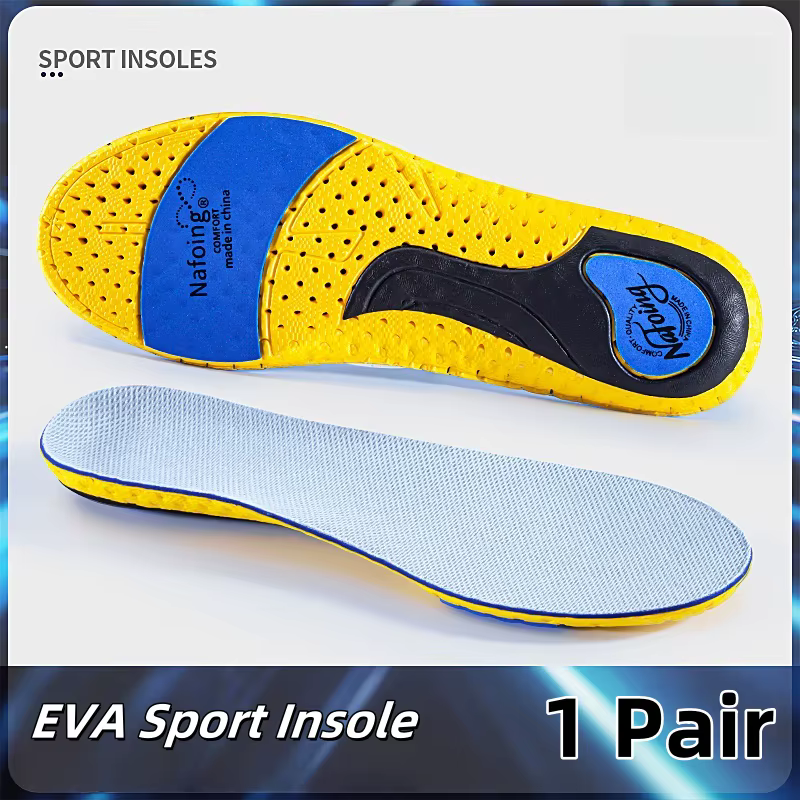 Semelles intérieures de chaussures de sport EVA grises, 1 paire, semelle intérieure de course pour p