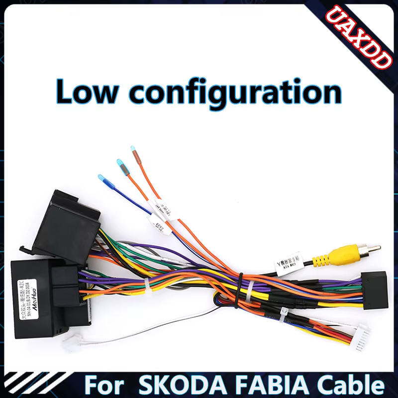 Autoradio 2 Din 9 pouces, panneau en plastique pour Skoda Fabia 2008-2015, cadre de tableau de bord,