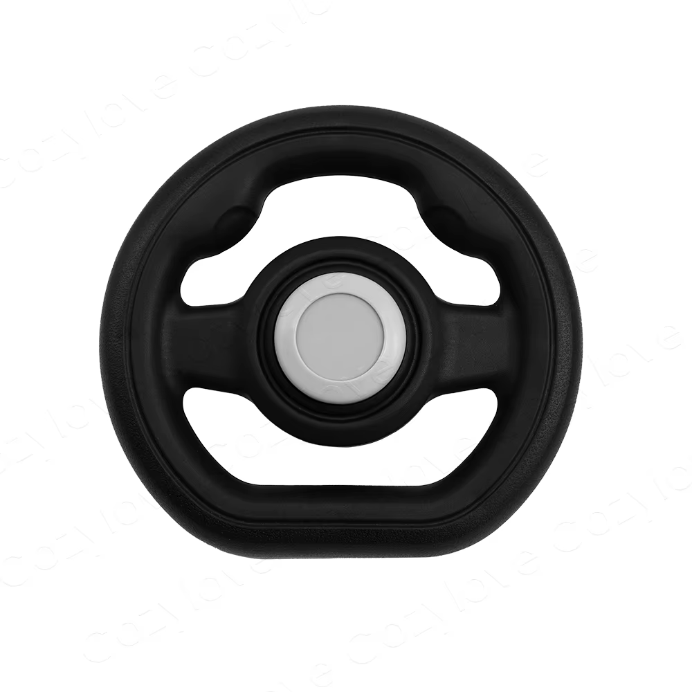 Jouet pour poussette en forme de volant |   360 °   Jouet de conduite de voiture interactif rotatif 