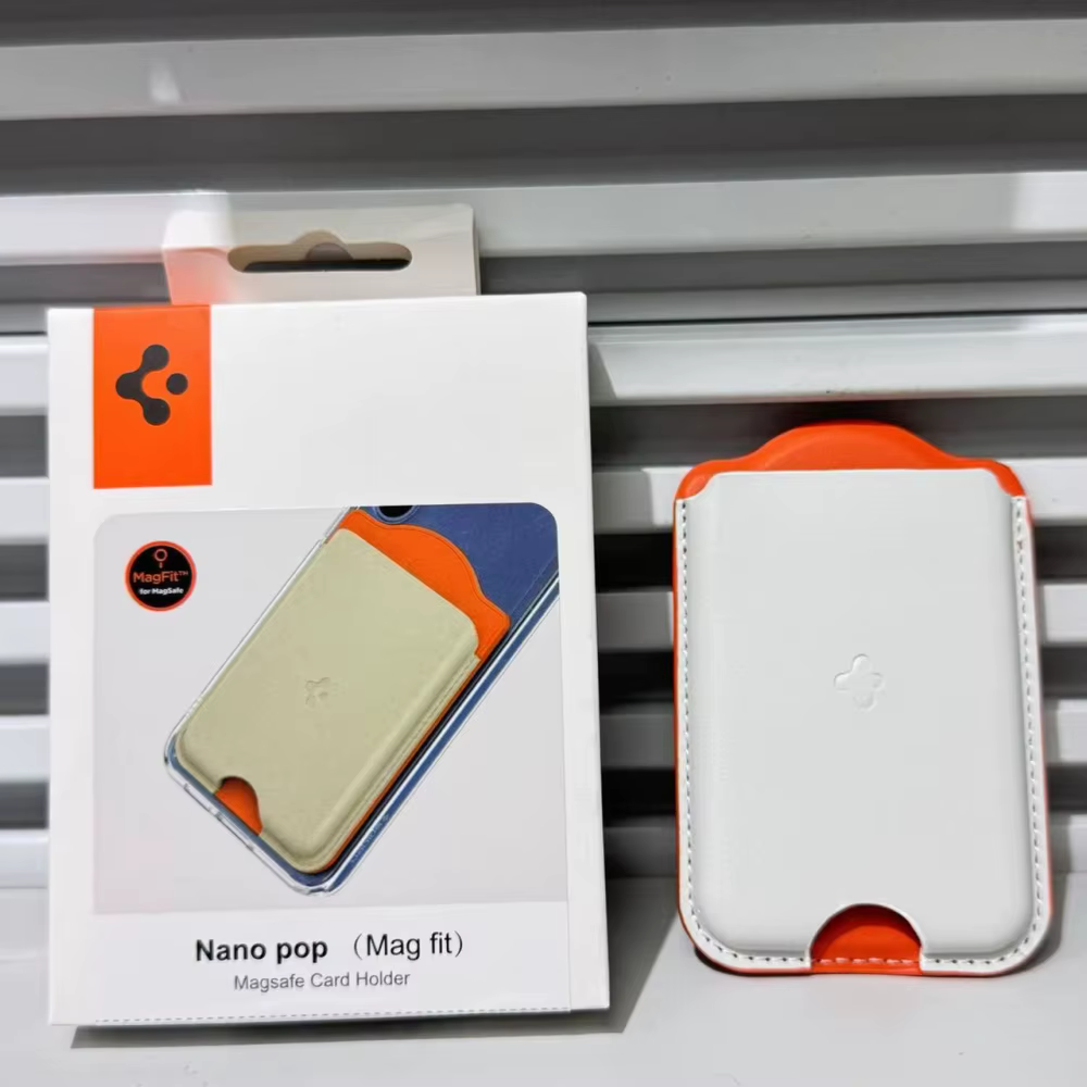 Portefeuille porte-cartes Spigen Nano Pop MagFit conçu pour Samsung Galaxy S26 S25 Ultra et iPhone 1