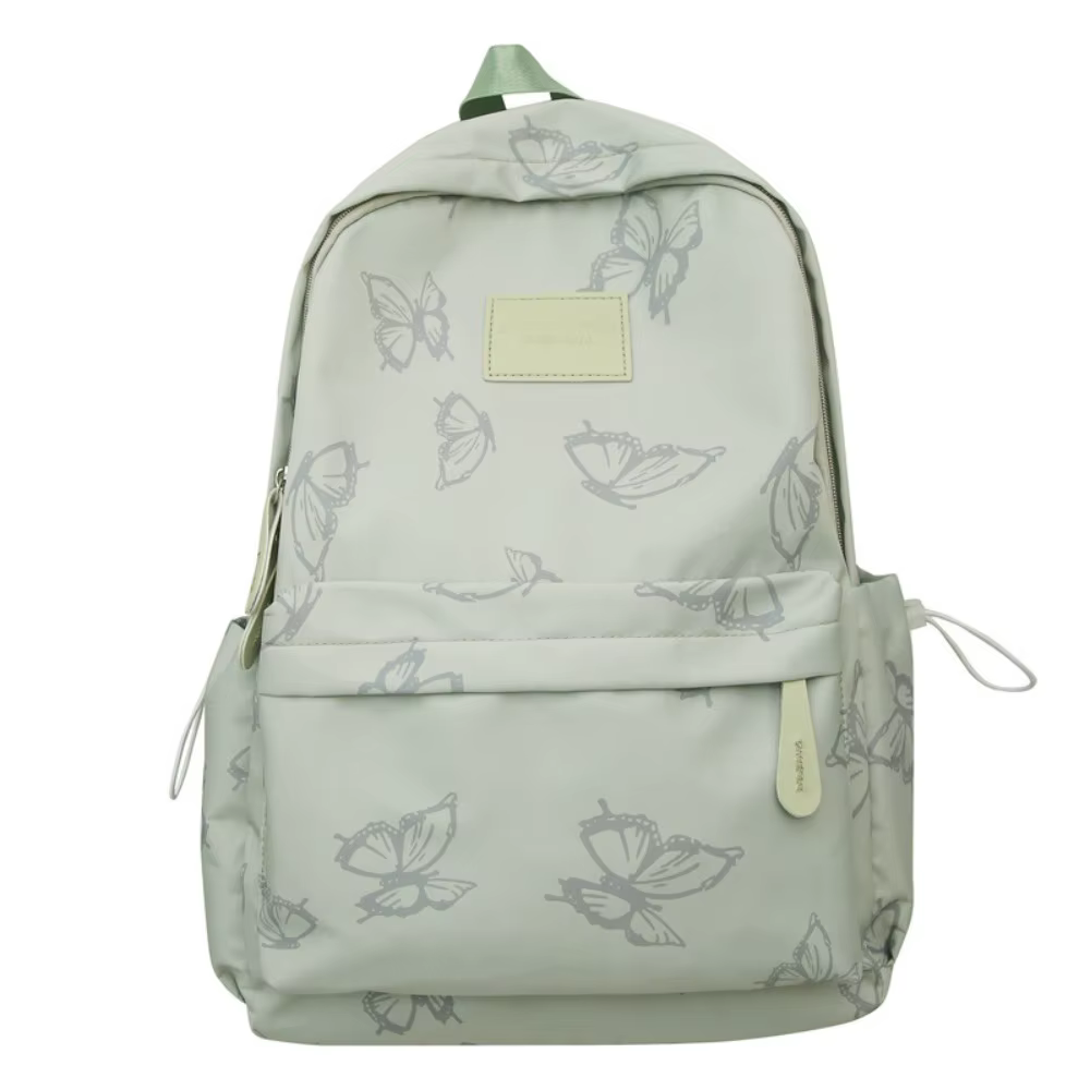 Petit sac à dos papillon style coréen, sac à main à fermeture éclair, sac à bandoulière de couleur u