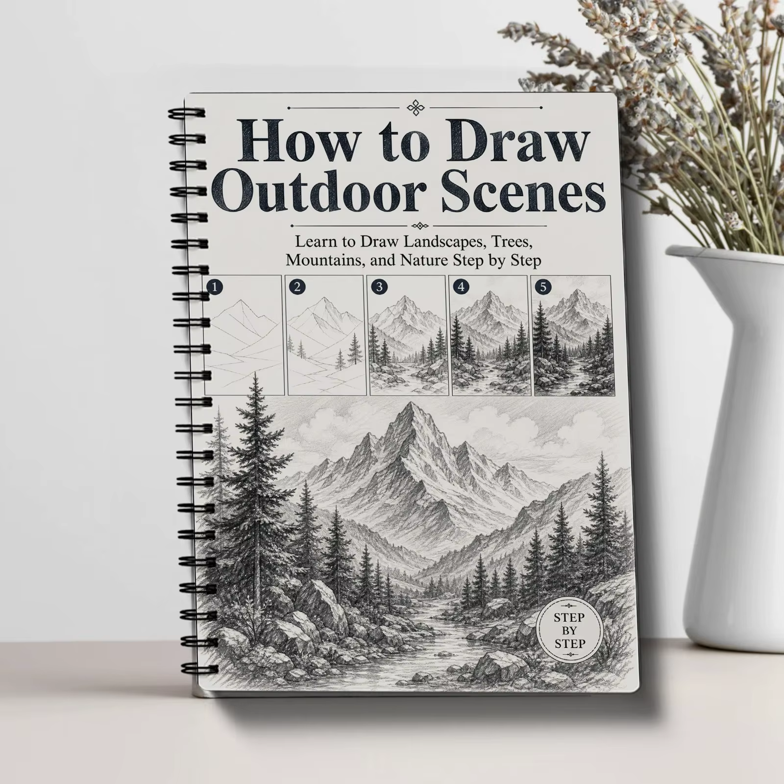 Guide étape par étape pour dessiner des scènes de plein air : maîtrisez l'art des paysages, des arbr