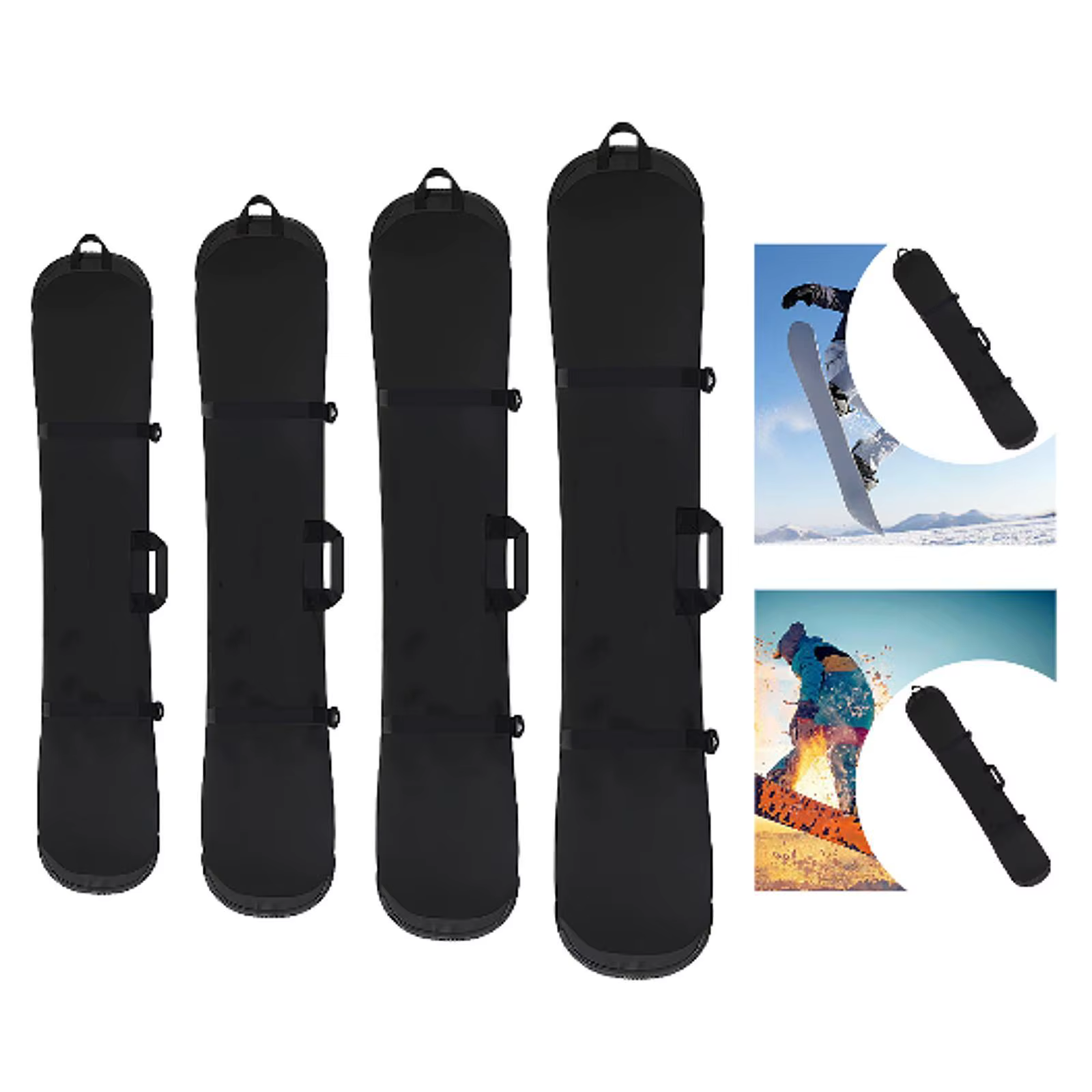 Sac de rangement en poudre pour sports d'hiver, étui de voyage, housse de ski, skateboard, patinage,
