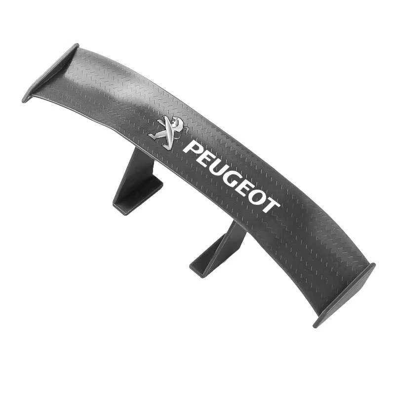Aileron arrière mini pour voiture 5 couleurs, aspect fibre de carbone, pour Peugeot 406 407 408 206 
