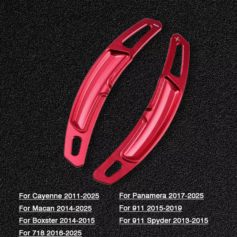 Extension de palette de changement de vitesse en aluminium, pour Porsche Cayenne 2011-2025 Macan 201