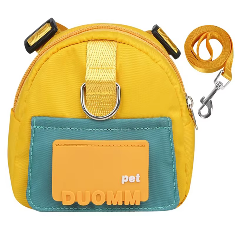 Harnais de sac à dos pour chien avec laisse, ensemble de harnais et laisse pour petits et moyens chi