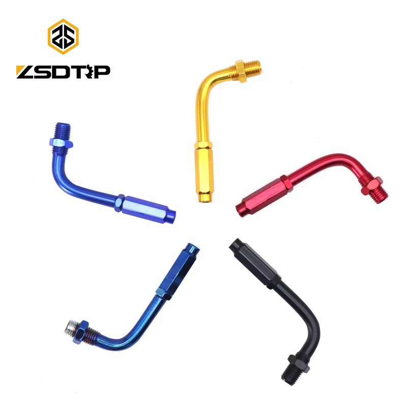 ZSDTRP CNC aluminium 90 degrés ajusteur de câble d'accélérateur M10 vis de câble d'accélérateur régl