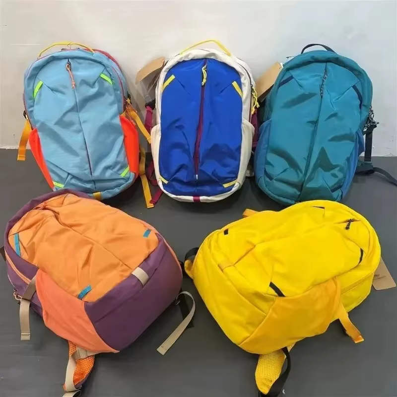 Nouveaux sacs à dos de sport pour hommes et femmes aux couleurs contrastées, sacs à dos de randonnée