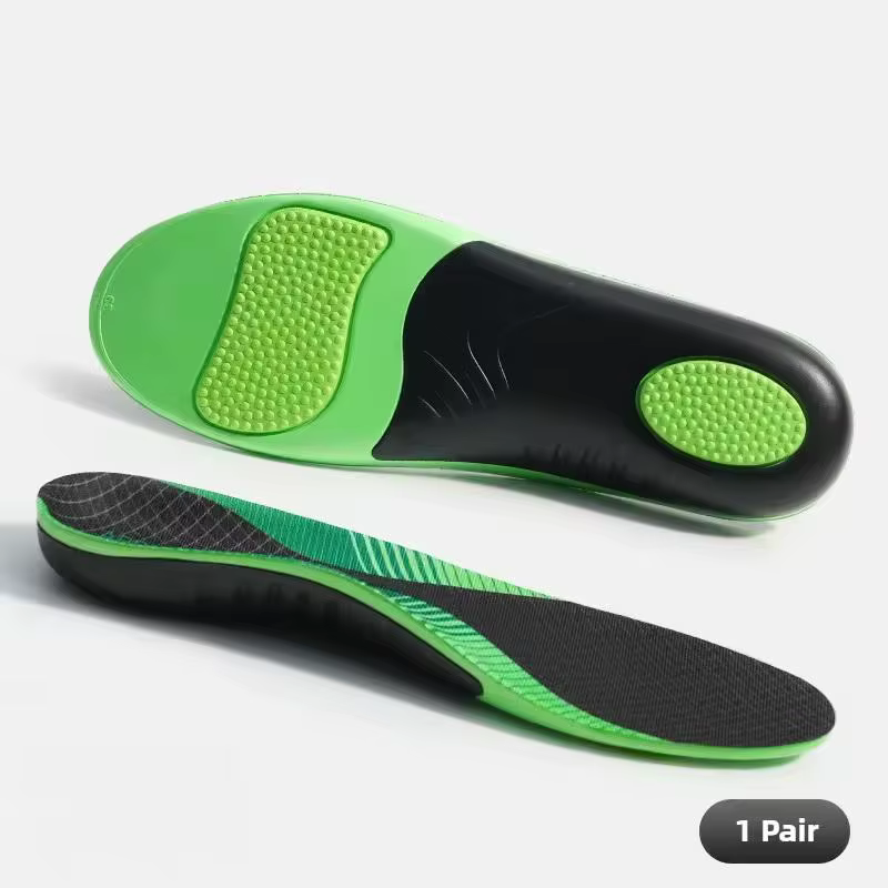 Semelles intérieures de sport EVA résilientes, 1 paire, Support de voûte plantaire, absorbant les ch