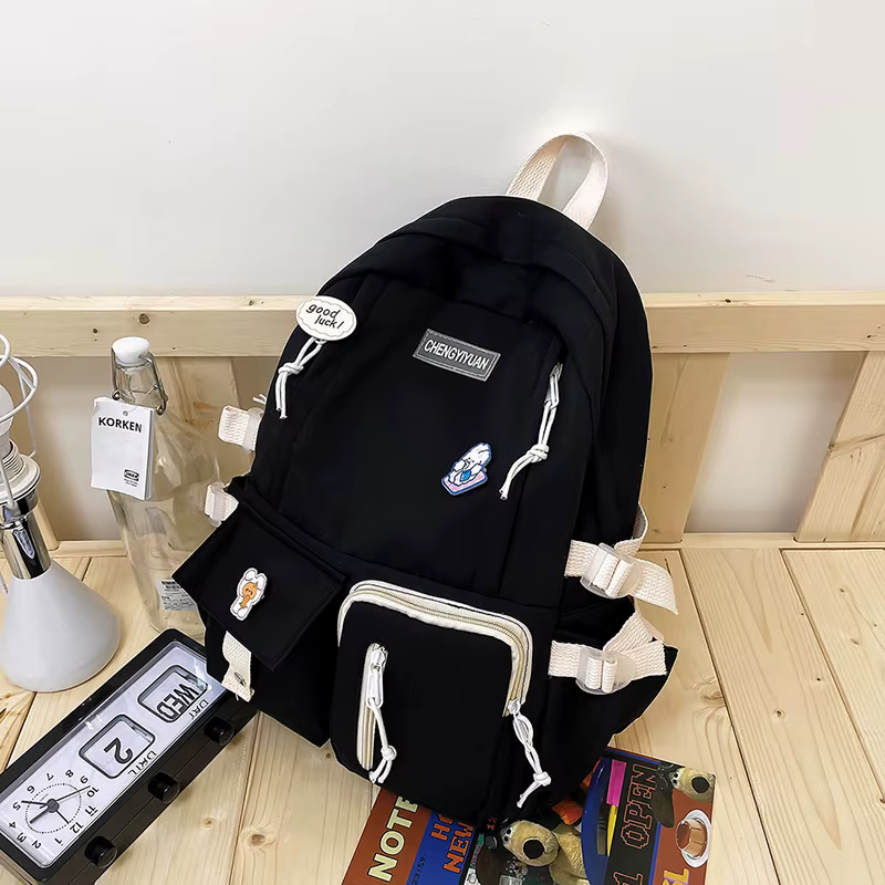 Cartable coréen nouveau sac à dos fille mignonne Campus grande capacité lycéens sac à dos mignon ave