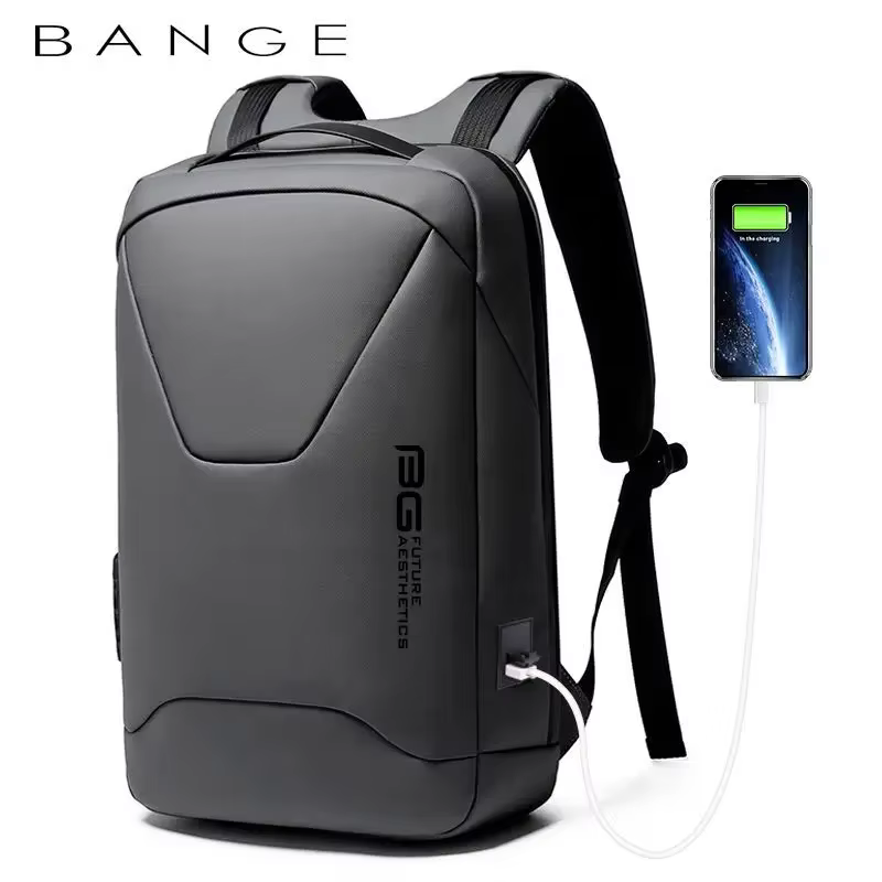 BANGE nouveaux hommes Anti-vol étanche sac à dos pour ordinateur portable 15.6 pouces travail quotid