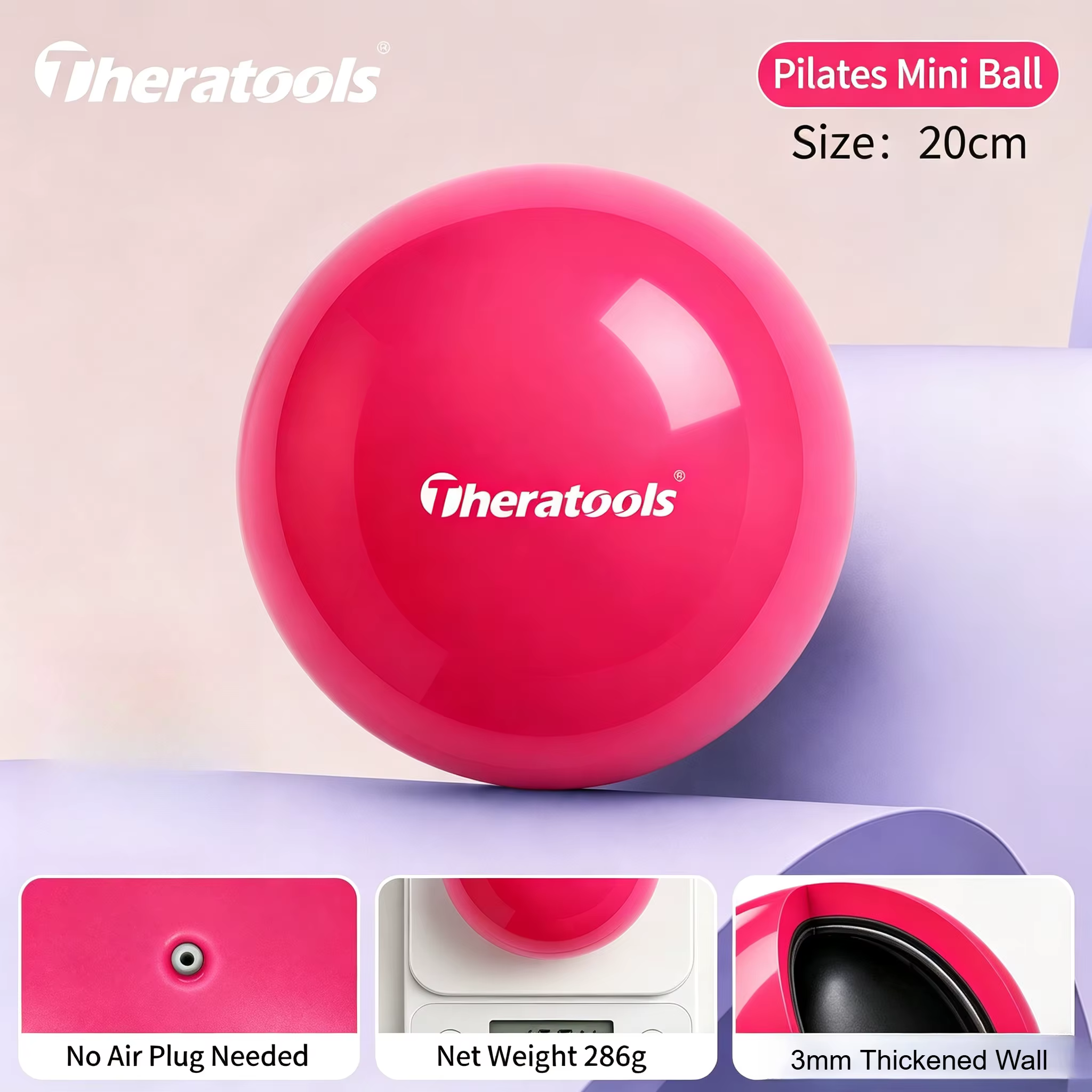 Ballon de yoga pour la graisse abdominale - Ballon d'entraînement du plancher pelvien et du tronc po
