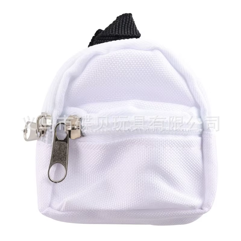 Mini sac à dos pour poupée, sac d'école coloré à fermeture éclair, accessoires pour poupée, adapté à