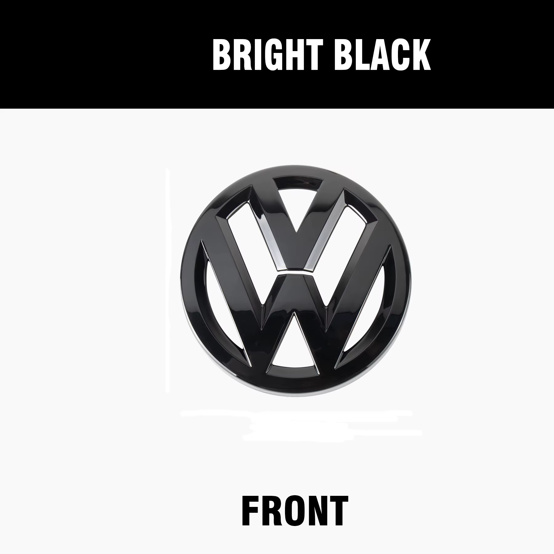 Pour Volkswagen Golf 4 5 6 7 8 MK6 7 MK7 Sportvan 8 MK8 VW Polo Emblème ABS pour voiture, badge de c