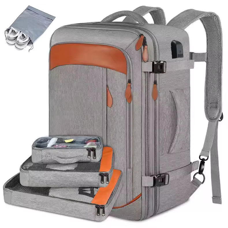 Nouveau Sac à Dos de Voyage Multifonctionnel pour Homme 2026 avec Compartiment à Chaussures, Cubes d