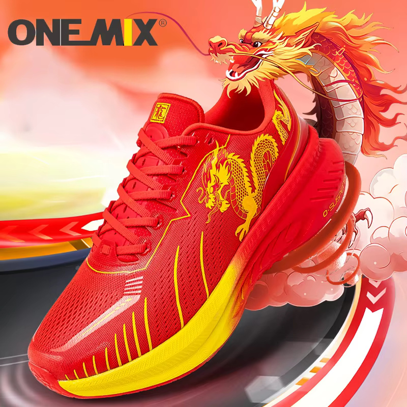 ONEMIX loong nouvelles baskets tampon chaussures de course coureurs lourds hommes antidérapant respi
