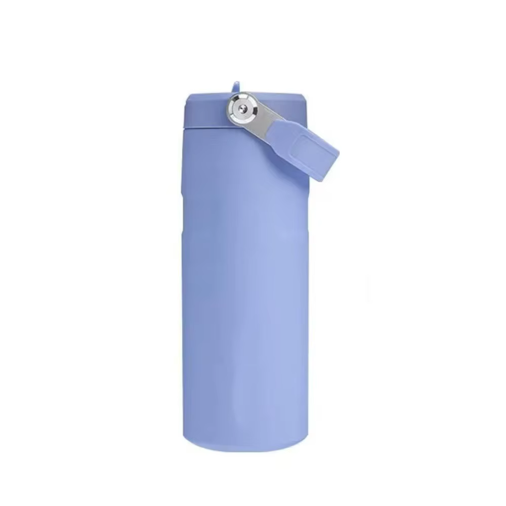 Bouteille de sport isotherme en acier inoxydable, anti-fuite, à double paroi sous vide, 16 oz, tasse