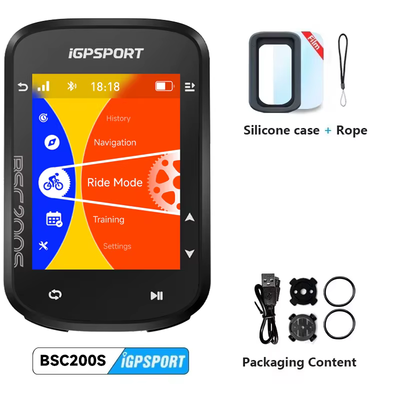 Ordinateur de vélo IGPSPORT BSC200S, compteur de vitesse sans fil, navigation GPS, capteur de cadenc