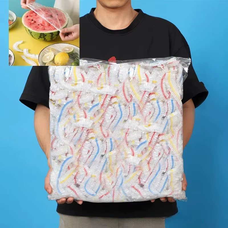 Sacs de couverture alimentaire en plastique, sac d'emballage Transparent de conservation de la fraîc